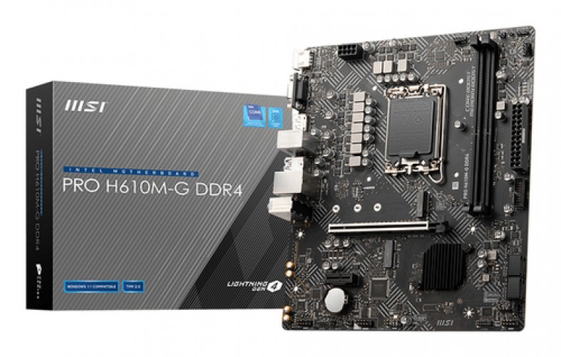 Tarjeta Madre MSI Pro H610M-G DDR4 Socket Lga 1700, 2 DDR4-SDRAM, SATA III 4