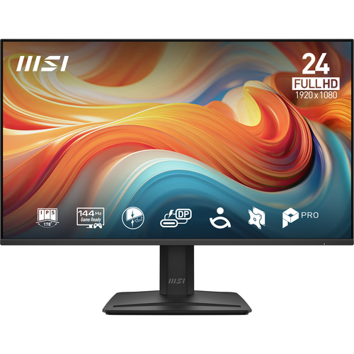 Monitor MSI Pro MP242 E14A LCD, 23.8", Full HD, IPS, 144Hz, 4 ms, Negro