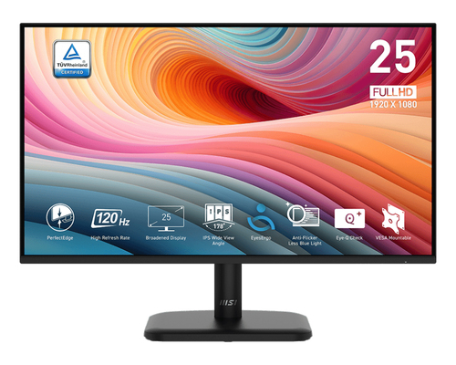 Monitor MSI Pro MP251L E2 LED IPS 24.5", 1920x1080 Full HD, 120Hz, HDMI, Negro