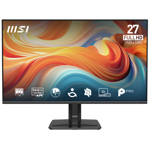 Monitor MSI Pro MP271 E14A LCD, 27", Full HD, IPS, 144 Hz, 4 ms, Freesync, Negro