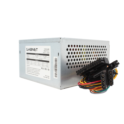 Fuente de Poder Vorago, 500W, ATX, Cables Fijos, Gris