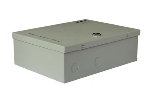 Fuente de Poder Saxxon de 12 VCD, 10 Amperes, 9 Camaras, Compatible con Bateria de Respaldo