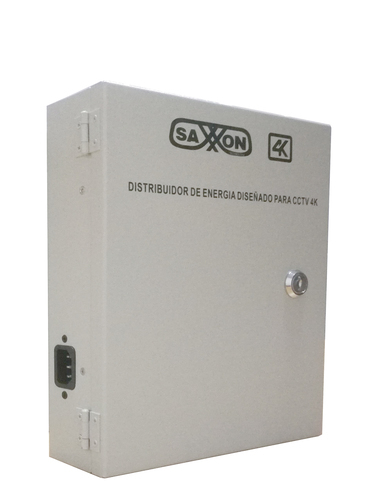 Fuente de Poder Profesional Saxxon de 11 A 15 VCD, 20 Amperes, 16 Canales, Hasta 4K, 1.25 Amperes por Canal
