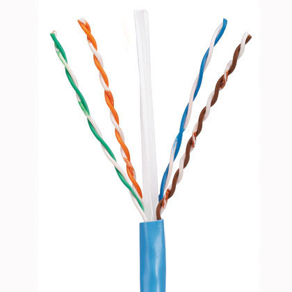 Bobina de Cable UTP 305 Metros (1000 Pies) de Cobre, TX6000? Pannet, Reelex, Azul, Categora?a 6 Mejorado (23 Awg), Pvc (cmr, Riser), de 4 Pares