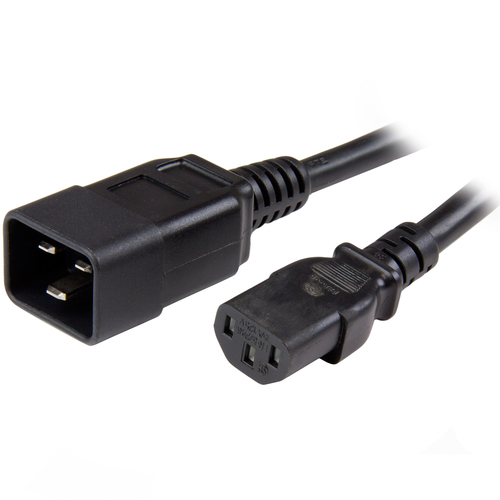 Cables de Poder Startech.com PXTC13C20143 Hembra, Hembra 125 V, 0.9 m, Negro
