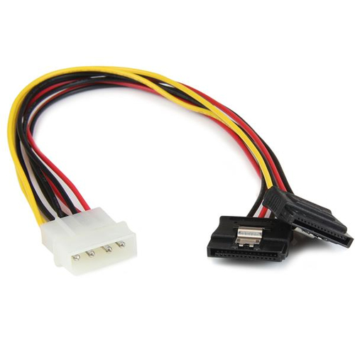Cable Adaptador de Corriente 1 Molex 2 SATA Startech 30cm