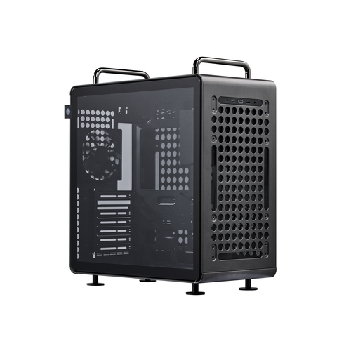 Gabinete Cooler Master (Q540-MGNN-S00) Qube 540 Stardust Iron,atx/sfx,acero,fan120mm,2tipoc,s/fuente