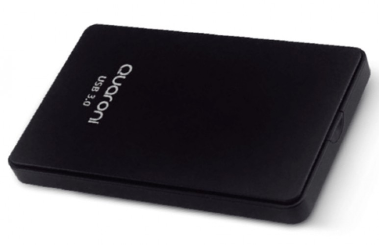 Enclosure Quaroni QE02 2.5/3.5", SATA, USB, Negro