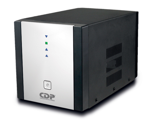Regulador CDP R-AVR3008 3000VA, 1500W, 8 Contactos, Negro/gris, sin Caja