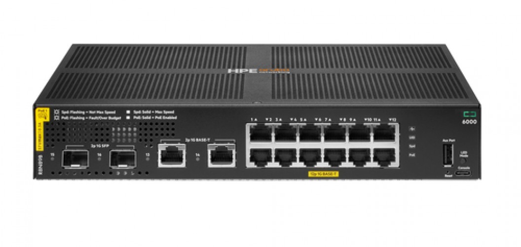 Switch Hpe Gestionado, L3, RJ-45 12, Gigabit Ethernet (10/100/1000), 1U