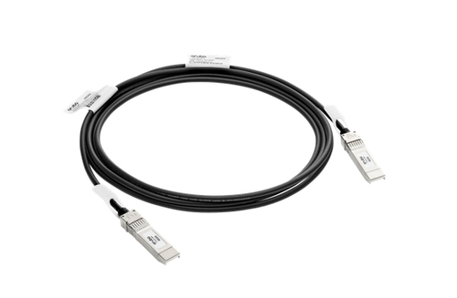 Cable Hpe Aruba Networking 3 m, Sfp+, Sfp+, Negro, Plata