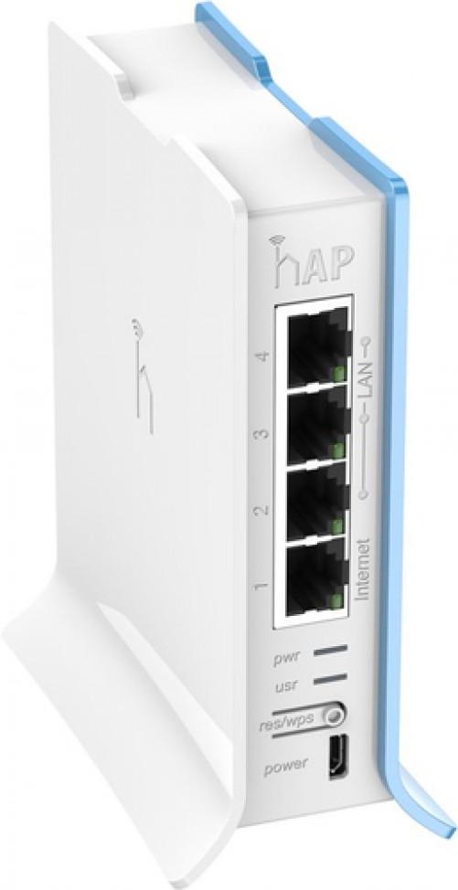 Access Point Mikrotik RB941-2ND-TC 300 Mbit/s, 2.4 GHz, Azul, Blanco