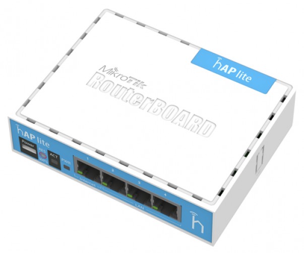 Access Point Mikrotik Hap Lite 2.4 GHz, Blanco