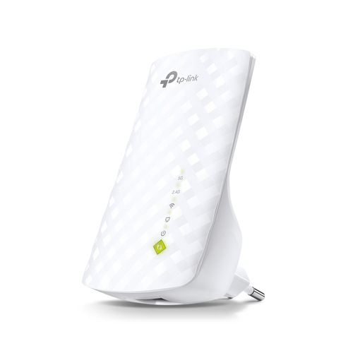 Repetidor de Red TP-Link RE200, Wi-fi Doble Banda AC750, 433 Megabits por Segundo en 5 GHz, 300 en 2.4 GHz, Puerto Ethernet 10 100.