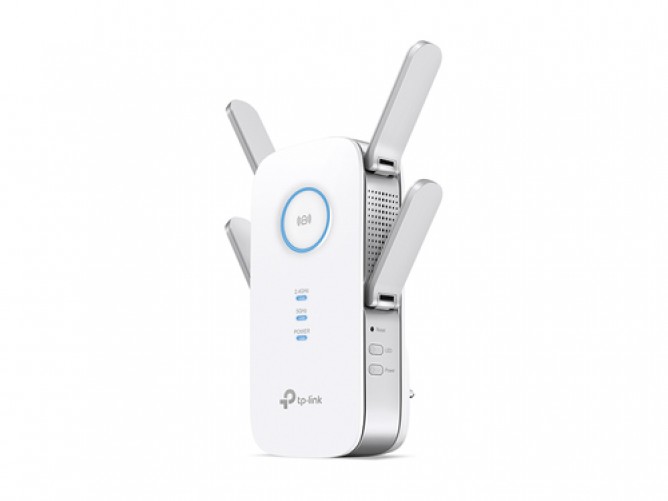 Extensor de Red TP-Link RE650 1733 Mbit/s, 4ANT, 1RJ-45, Blanco