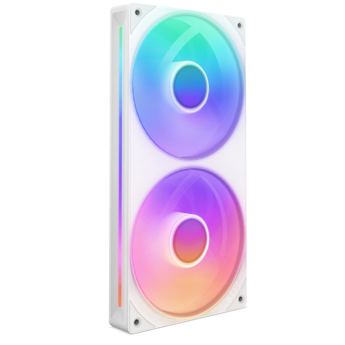 Ventilador Nzxt RF-U24HF-W1 2400 rpm, LED Multi, Blanco