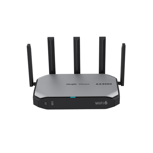 Ruteador Inalambrico Ruijie Networks RG-EG105GW-X 5 Ant., Wi-fi 6 (802.11ax), 5 RJ-45, 2976 Mbit/s, Negro, Gris