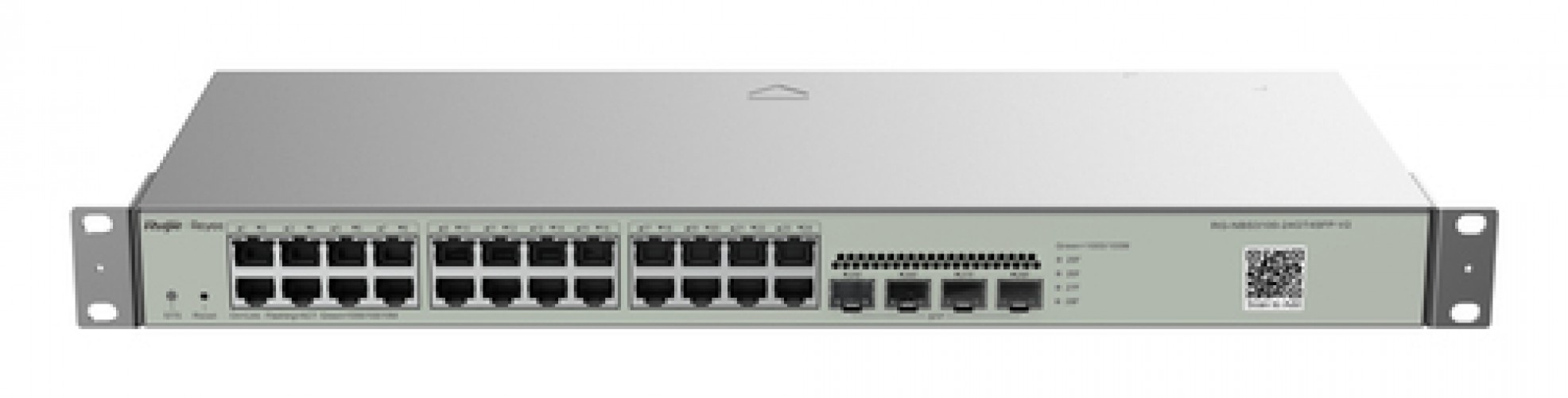Switch Ruijie 24 Puertos Gigabit Ethernet (10/100/1000), 4 Puertos SFP, 56 Gbit/s