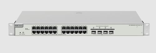 Switch Ruijie Networks RG-NBS3200-24GT4XS-P-V2 Gestionado, L2+, RJ-45 24, Gigabit Ethernet (10/100/1000), (PoE +) 24, 24 PoE, Gris
