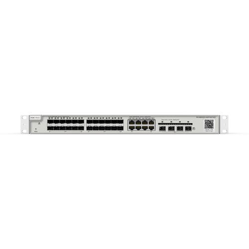 Switch Ruijie Networks RG-NBS5200-24SFP/8GT4XS Gestionado, L3, RJ-45 24, Gigabit Ethernet (10/100/1000), Gris