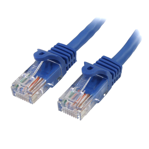 Patchcord Startech.com Cat5e, 2.1 m, U/UTP (UTP), Azul