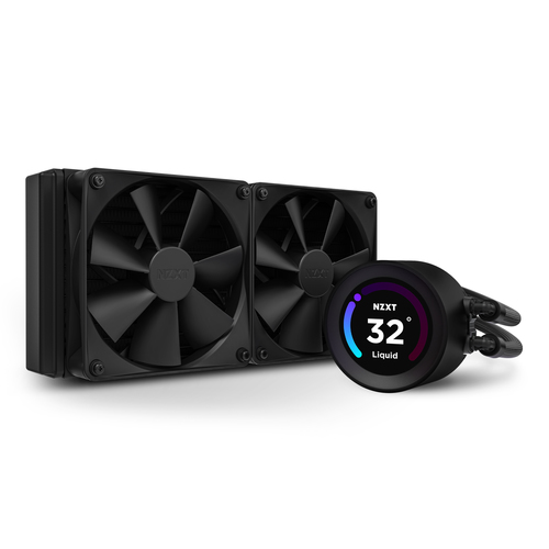 Enfriamiento Liquido Nzxt Kraken Elite 240, 240mm, Pantalla LCD 2.6", Intel/AMD, Negro