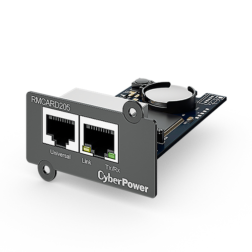 Accesorios de UPS Cyberpower RMCARD205 Tarjeta para la Administración de la Red, LAN 2, Negro, Azul