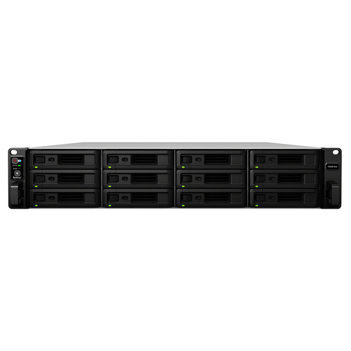NAS Synology Rackstation RS3618XS D-1521, 2.4 GHz, 0 TB, Bahías 12