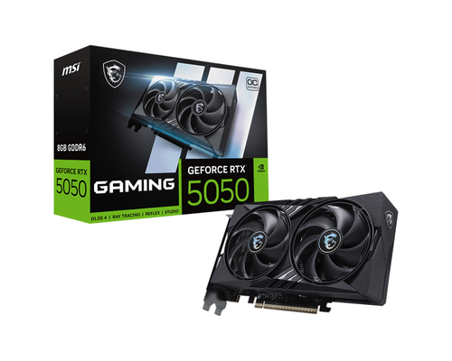 Tarjeta de Video MSI (rtx 5050 8g Gaming Oc) 8GB Gddr6,2647 Mhz