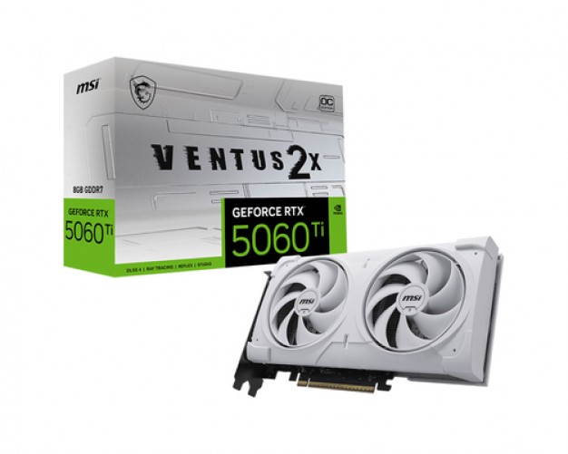 Tarjeta de Vídeo MSI Ventus Geforce Rtx 5060 Ti, 8 GB, 128 Bit, GDDR7, PCI Express X16 5.0