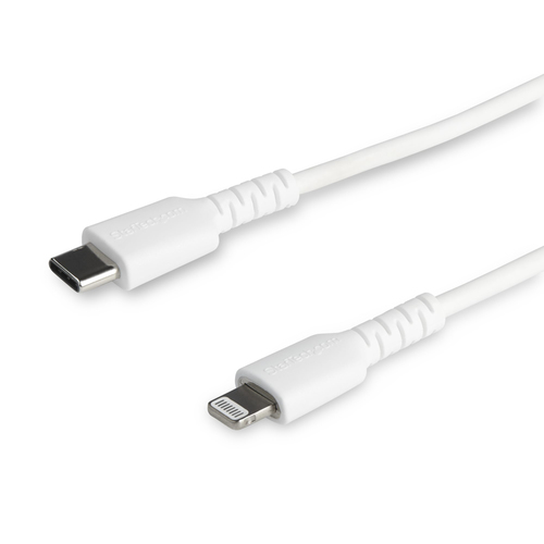 Cable para Móvil Startech.com 1 m, USB C a Lightning, Blanco