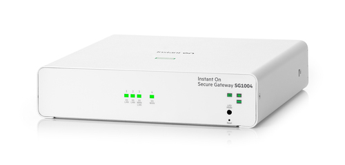 Unidad Optica Hpe Networking Instant On Secure Gateway 4-port Gigabit SG1004, Blanco, Montaje de Sobremesa/pared, 2000 MHz, 2048 MB, 4096 MB, 10,100,1000 Mbit/s
