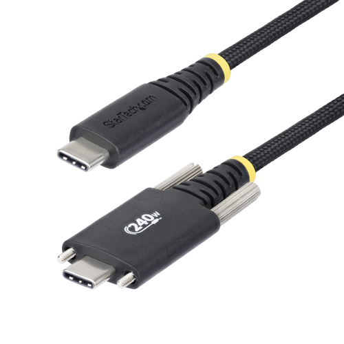 Cable USB Startech.com USB C a USB C, Negro