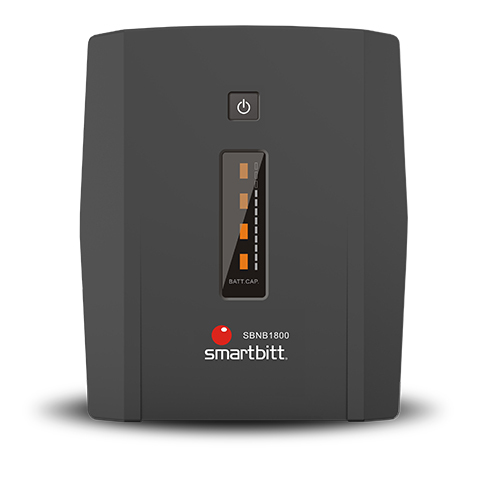 No Break Smartbitt SBNB1800 Linea Interactiva, 900W/1800VA, 8 Salidas, 1xusb, Negro