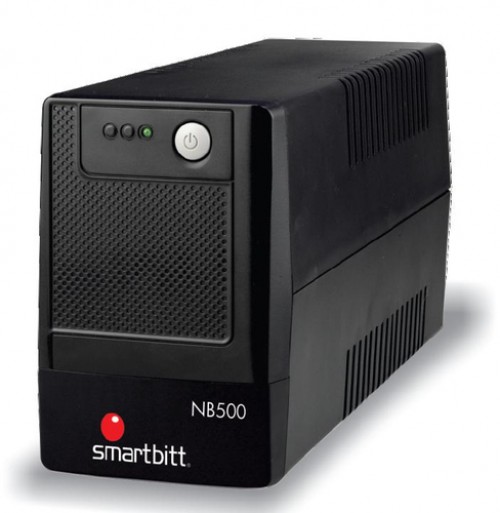 No Break Smartbitt NB500, 500VA/250W, 4 Contactos, Supresion de Picos y Respaldo, Negro