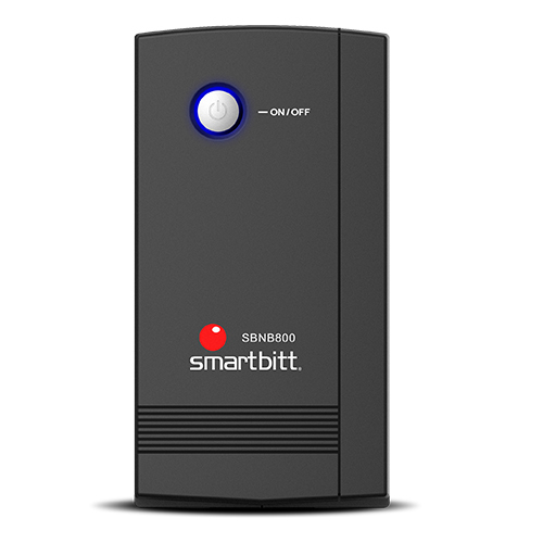 No Break Smartbitt SBNB800 Linea Interactiva, 800VA/400W, 6 Contactos, Negro