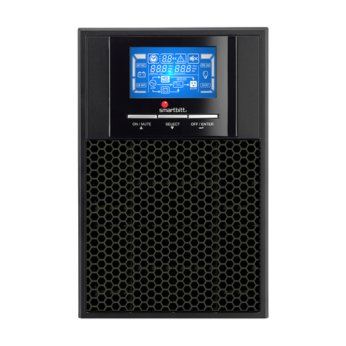 No Break Smartbitt SBOL2KT-1 2 kVA / 1800 W, Entrada 127 V, 4 Salidas AC, Negro
