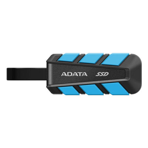 Unidad de Estado Solido Externo Adata SC740, 2TB, USB-C, 1050MB/s, Azul, Negro