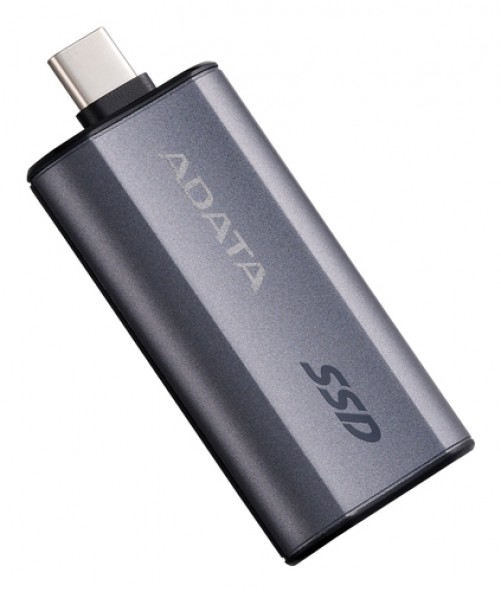 SSD Externo Adata SC750 500 GB, USB Tipo C, Gris