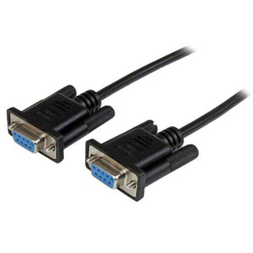 Cable Serial Startech.com SCNM9FF2MBK 2 m, DB-9 a DB-9, Hembra- Hembra