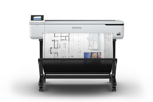 Impresora Inyección de Tinta Epson Surecolor T5170 Color, WiFi, Ethernet, USB, Negro, Blanco