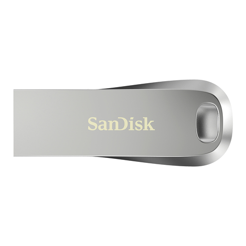 Memoria USB Sandisk Ultra Luxe 128GB USB Tipo A, 3.2 Gen 1, Color Plata