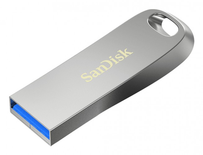 Memoria USB Sandisk Ultra Luxe 256 GB USB Tipo A, 3.2 Gen 1 (3.1 Gen 1), Color Plata