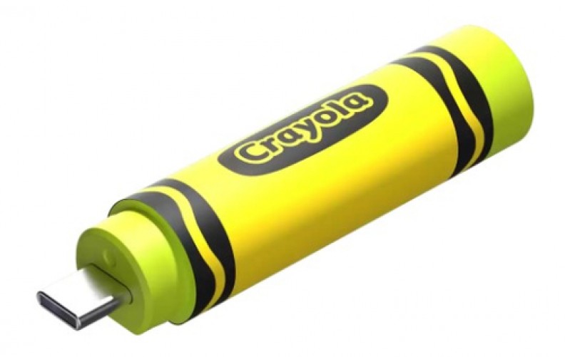 Memoria USB Sandisk Crayola 256 GB USB Tipo C, 3.2 Gen 1 (3.1 Gen 1), Color Amarillo