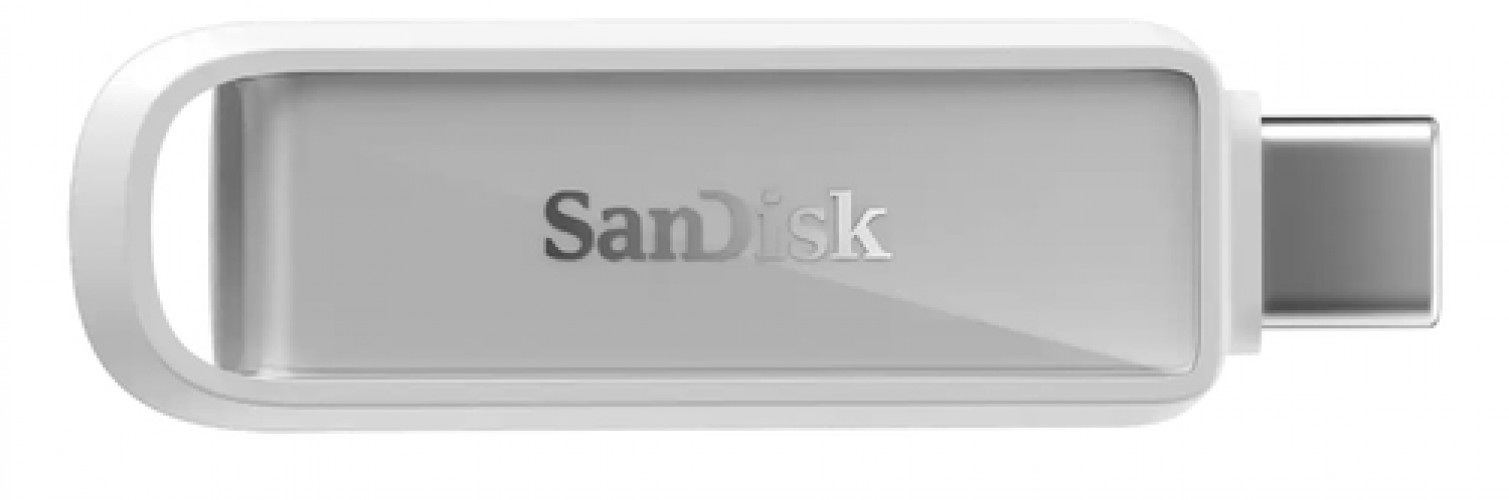 Memoria USB Sandisk Phone Drive 128 GB USB Tipo C, 3.2 Gen 1 (3.1 Gen 1), Color Blanco