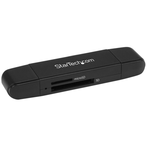 Lector de Memorias Startech.com SDMSDRWU3AC Transferencia 5000 Mbit/s, Mmc, microSD (transflash), Microsdhc, Microsdxc, SD, SDHC, SDXC, Color Negro