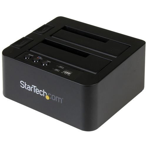 Base Docking Startech.com (SDOCK2U313R) para Discos Duros SSD/dd SATA de 2.5", 3.5", Interfaz USB 3.1 10Gbps