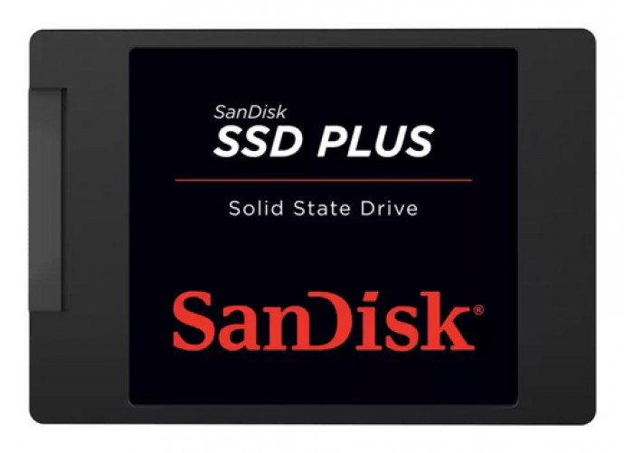 SSD Sandisk Plus 500GB, 2.5", 500MB/s Escritura, 545 MB/s Lectura, SATA III