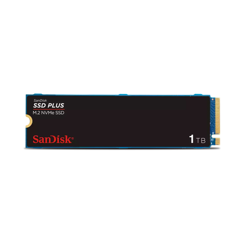 SSD Sandisk Plus NVMe 1TB, M.2, 3200 MB/s Lectura, PCI Express 3.0