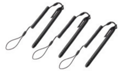 Lápiz Digital Motorola SG-TC7X-STYLUS-03, Negro, Zebra TC70/TC75, Plástico, 3 Pieza(s)
